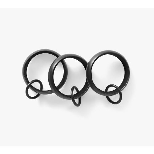 Quiet-Glide Double Round Curtain Rings