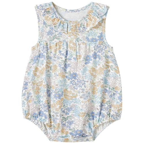 pureborn Baby Girls Boys Bodysuit Super Soft Cotton Romper 0-24 Months