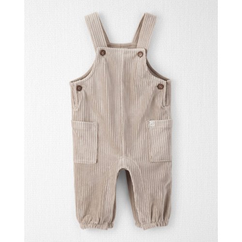 Baby Recycled Ribbed Velour Overalls - Little Planet | Carter's