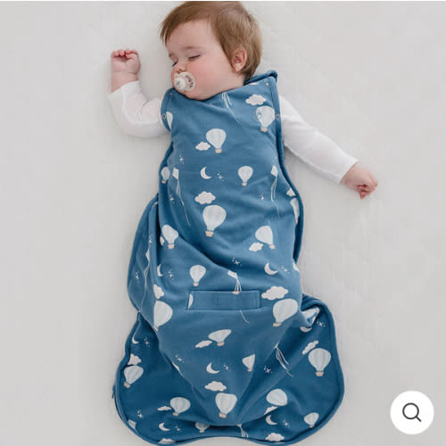 4 Season® Ultimate Baby Sleep Bag, Merino Wool & Organic Cotton, Hot Air Balloon