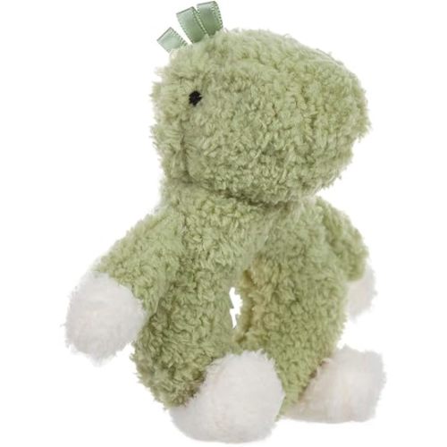 Apricot Lamb Baby Dinosaur Soft Rattle Toy, Plush Stuffed Animal for Newborn Soft Over 0 Months (Dinosaur, 6 Inches)