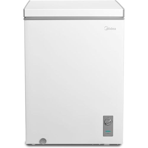 Midea MERC05C4BAWW Cubic Feet Chest Freezer, 5.1 Cu.ft-Convertible, White