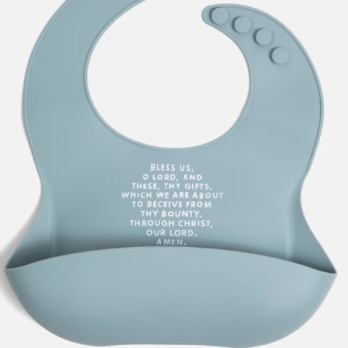 Meal Blessing Silicone Bib