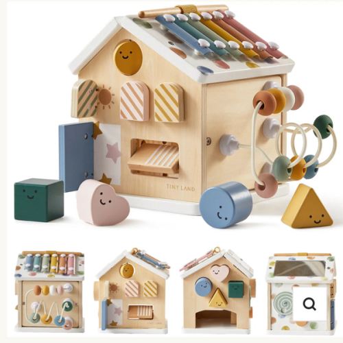 Tiny Land® Cottage Activity Cube - Morandi
