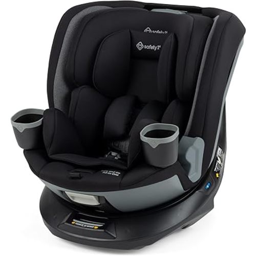 Safety 1ˢᵗ® Turn and Go 360° Rotating All-in-One Convertible Car Seat, Black Beauty