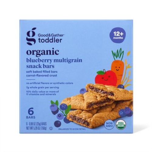 Organic Toddler Snack Bar - Blueberry & Carrot - Good & Gather™