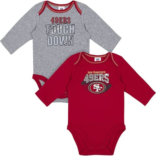 Gerber Baby NFL Team 2 Pack Long Sleeve Onesie Bodysuit