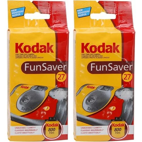Kodak Funsaver One Time Use Film Camera (2-pack)
