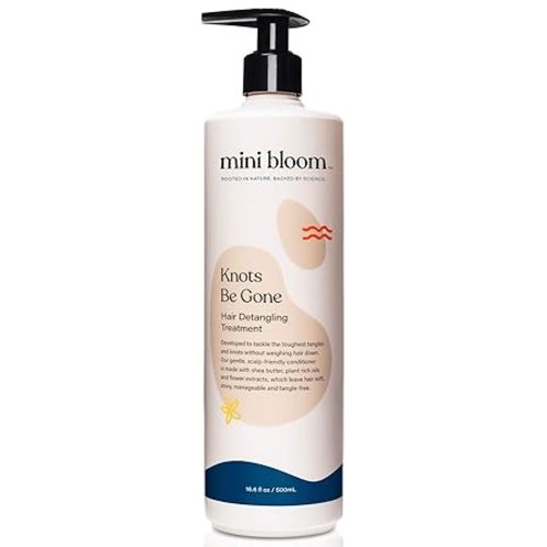 Mini Bloom Knots Be Gone Detangling Conditioner Treatment Baby & Kid Safe 16.6oz