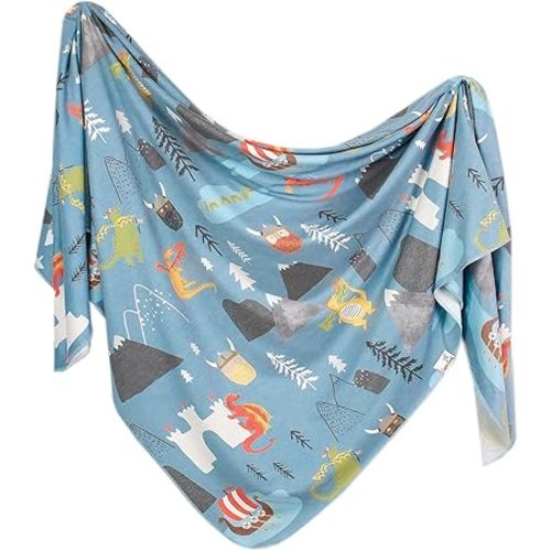 Copper Pearl Baby Swaddle Blanket - Wearable Premium Knit Baby Blanket, Large Soft Stretchy Receiving Blankets for Baby Boy and Girl, Swaddles for Newborn, Infant, and Toddler (Viking)