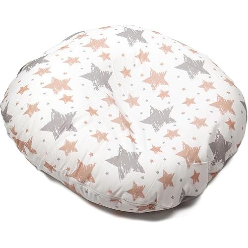 Newborn Lounger Pillow,Nest Sleeper Pillow,Snugly Fit Infant Lounger for Baby Infant Removable Slipcover (Stars)
