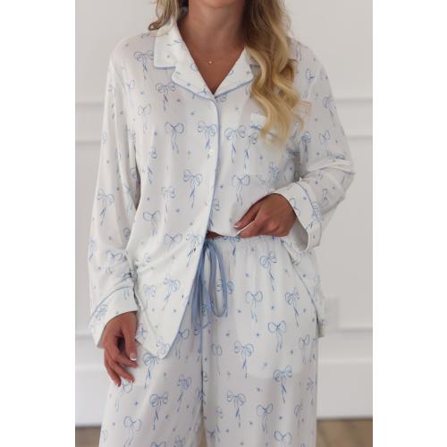 Baby blue pjs for the hospital