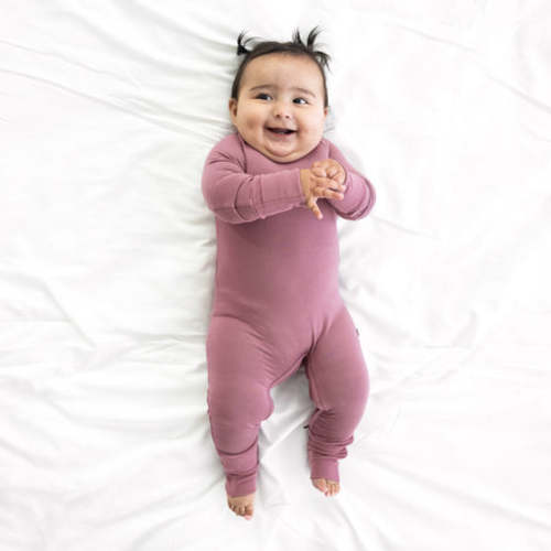 Dusty Plum Cozy Crescent Zippy