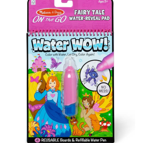 Melissa & Doug On the Go Water Wow! Reusable Water-Reveal Activity Pad - Fairy Tale