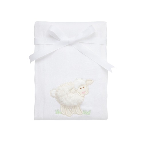 Playful Pals Applique Burp Cloth
