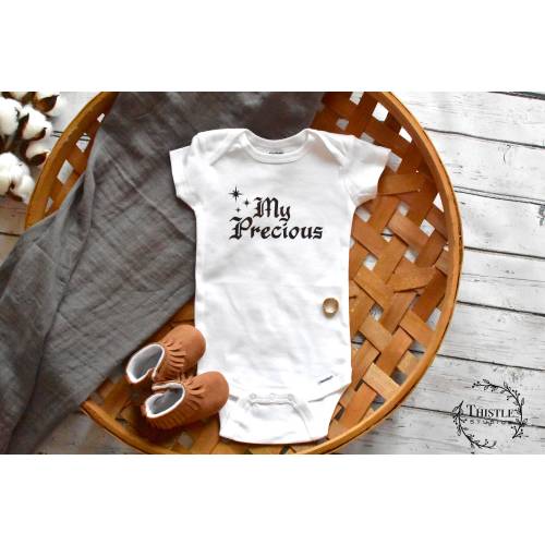 My Precious Onesie® | Lord of the Rings Onesie® | Infant Bodysuit | Baby Shower Gift | Custom Onesie® | Pregnancy announcement