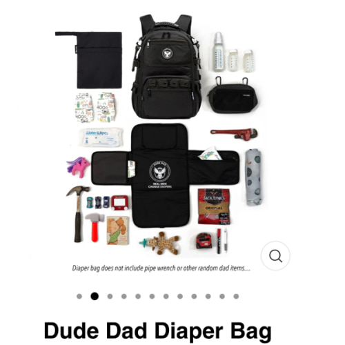 Dude Dad Diaper Bag