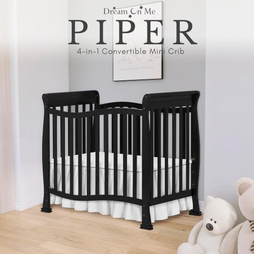 Dream On Me Violet 4-In-1 Convertible Mini Crib