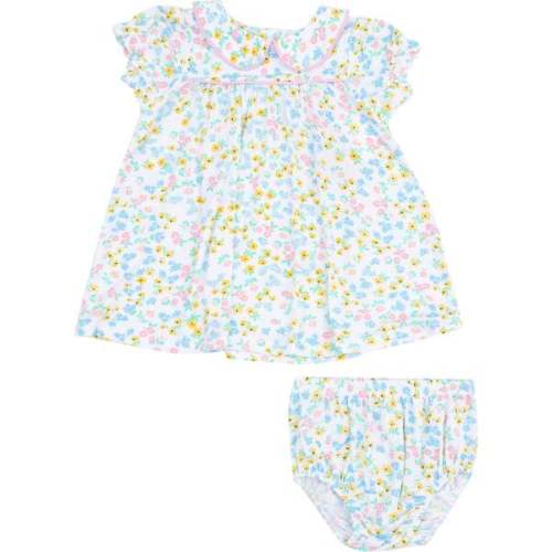 Classic Puff Sleeve Baby Doll Dress, Caroline's Calico - Angel Dear | Maisonette