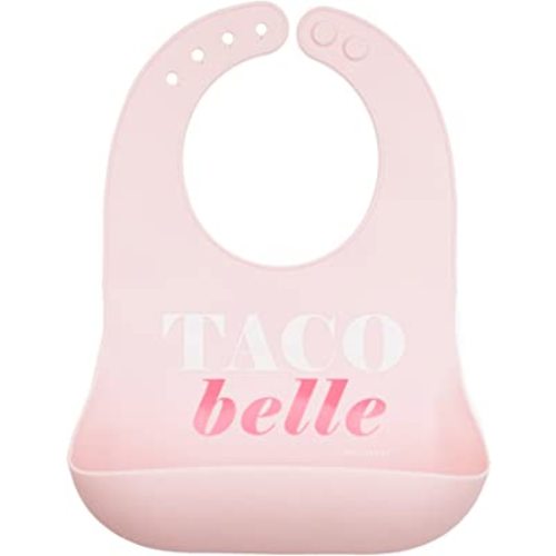 Bella Tunno Wonder Bib - Adjustable Silicone Baby Bibs for Girls, Durable and Waterproof BPA Free Silicone