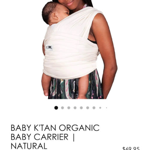 Baby K'tan Organic Baby Carrier | Natural