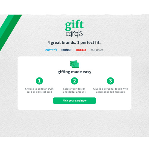 Carter's Gift Card | Carter's