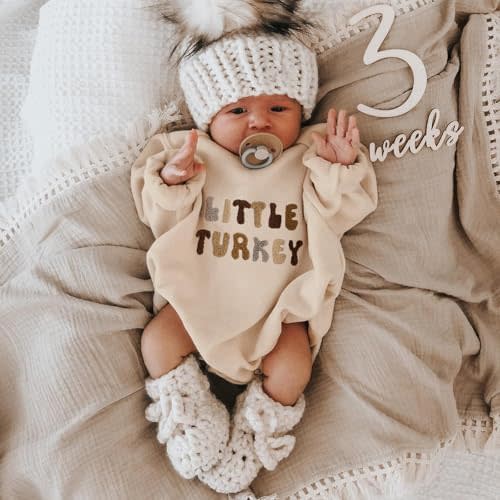 Infant Baby Boy Girl Fall Winter Clothes Oversized Sweatshirt Romper Long Sleeve Bubble Romper 3 6 9 12 18 Months