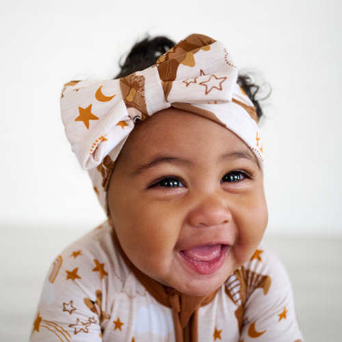 Beary Sleepy Luxe Bow Headband