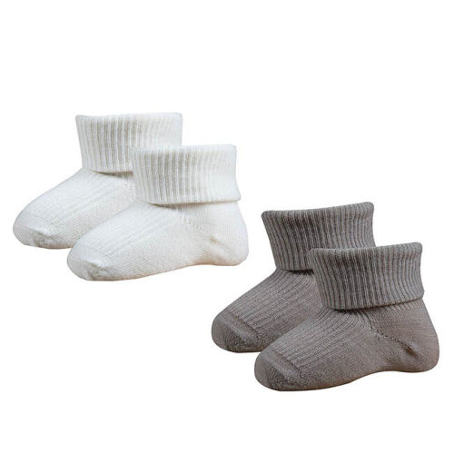 Janus Baby Wool Blend Socks - 2 Pairs - Beige | The Cheshire Horse