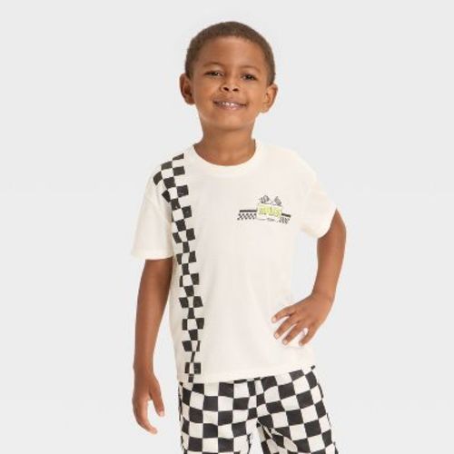 Grayson Mini Toddler Boys' Mesh Jersey T-Shirt - White