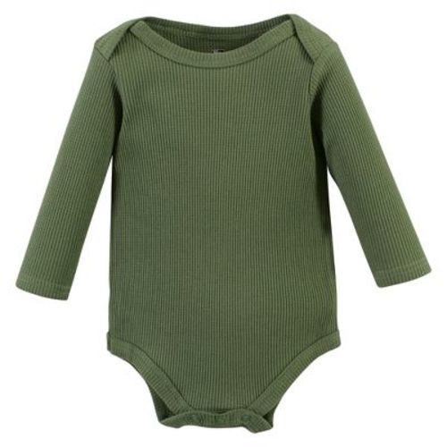 Hudson Baby Cotton Long-Sleeve Bodysuits, Hedgehog, 3-6 Months