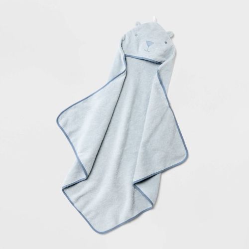 Baby Hooded Towel - Cloud Island™ Blue