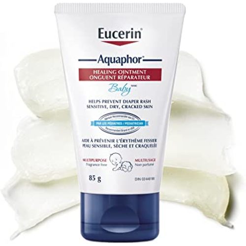 EUCERIN AQUAPHOR Baby Healing Ointment for Baby's Sensitive Skin, 85g | Multi-purpose | Semi-occlusive formula | Non-Comedogenic | Fragrance-free Healing Ointment | Non-Greasy Healing Ointment | Recommended by U.S. Pediatricians