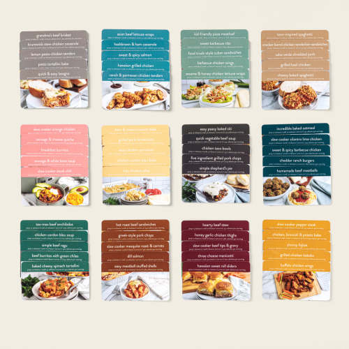 Freezer Menus Freezer Bag Insert Cards (Pack of 60) - Passionate Penny Pincher