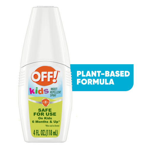 OFF! Kids Mosquito Repellent, Bug Spray with 100% Plant Based Oils for Babies, Toddlers & Kids, 1 ct, 4 fl oz