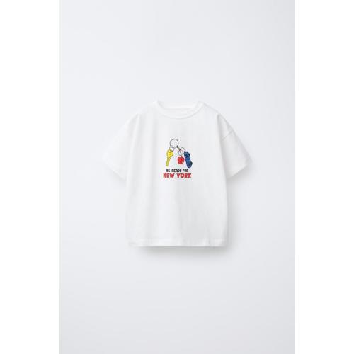 TEXT PRINT T-SHIRT - White | ZARA United States