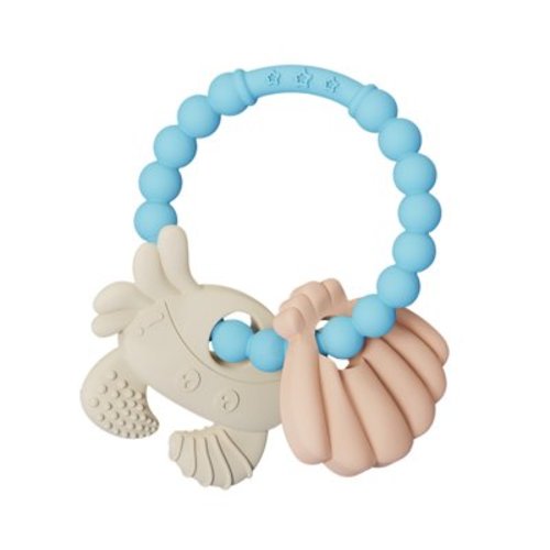 TrendTide Baby Bracelet Eating Hand Food Grade Silicone Teether Crab Bracelet Teether