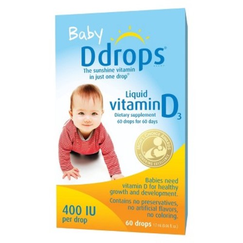 Ddrops Baby Vitamin D Liquid Drops 400 IU - 1.7ml