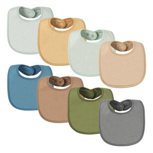 Tiny Twinkle Baby/infant Waterproof And Absorbent Feeding Bibs (spring Boy Set, 8-pack)