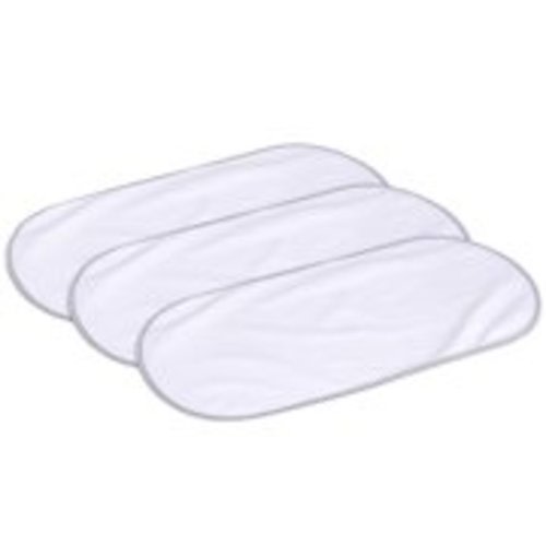 Munchkin Waterproof Changing Pad Liners, PVC-Free Backing, Fits Standard Baby Changing Pads and Machine Washable, 3 Pack