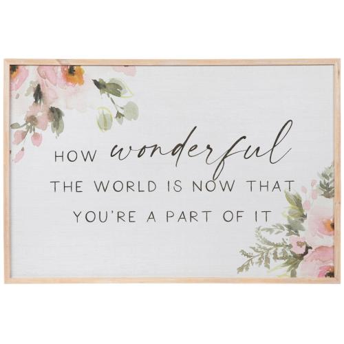 How Wonderful Wood Wall Decor