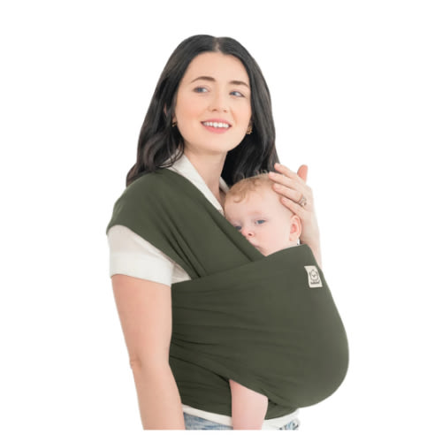 KeaBabies Original Wrap Carrier forest green