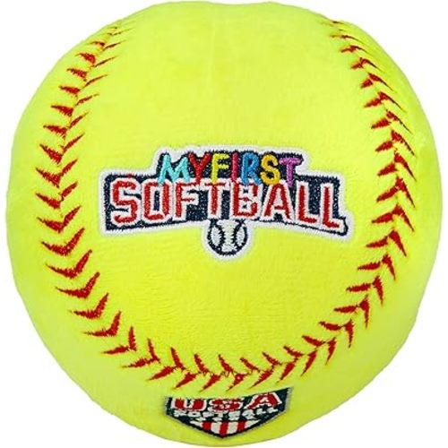 Franklin Sports MyFirst Soft Plush Sports Balls - Stuffed Plush Toy Basketball, Baseball + Football for Kids - NBA, MLB + NFL Indoor Soft Sports Balls - Fun Kids Toys + Room Decorations