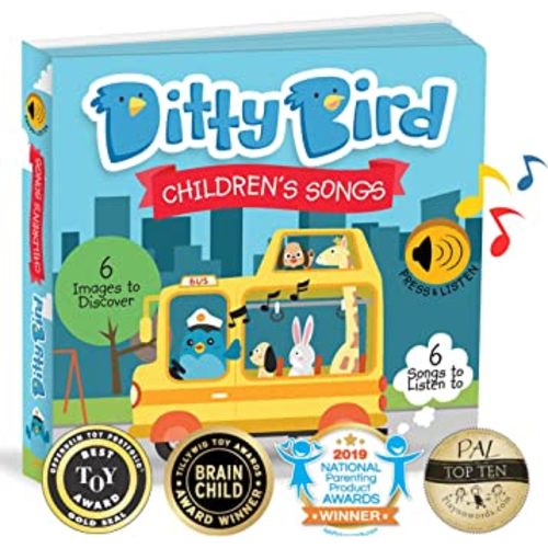 Amazon.com: DITTY BIRD The Wheels on The Bus Book | Nursery Rhymes for Babies | Sound Books for Toddlers 1-3 | Toy Sound Book | Baby Song Book | Gift for 1 Year Old : MEMA PUBLISHING: Books
