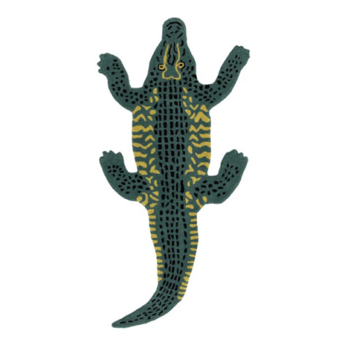 Wayfair Unique Loom Crocodile Playtime Kids Wool Rug