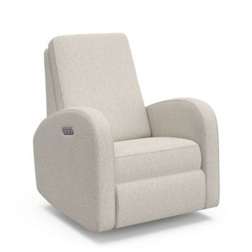 Storkcraft Santa Monica Power Recliner - Ivory Boucle