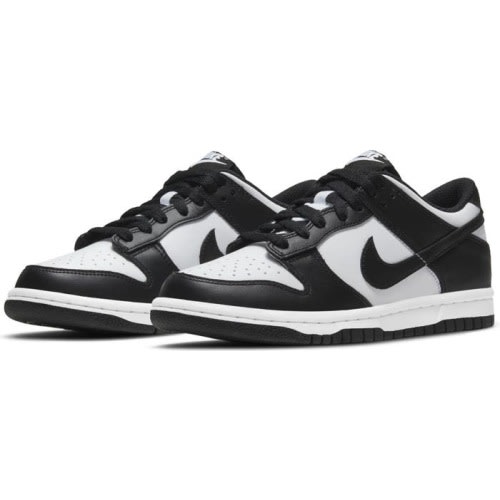 Baby, Walker, Toddler, Little Kid & Big Kid Kids' Dunk Low Basketball Sneaker, 2 M, White/ Black