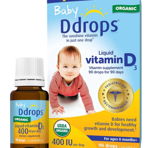 Ddrops Organic Baby Vitamin D Drops
