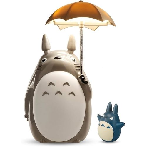 BATVOX Totoro Umbrella LED Night Light Kid's Character Lamp USB Charge (White Belly) Bonus Totoro Tumbler