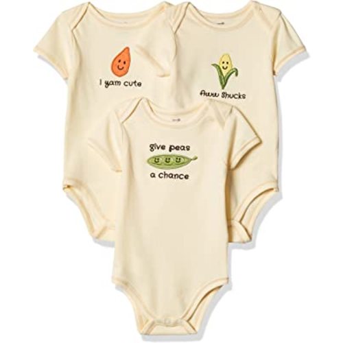 Touched by Nature Unisex Baby Organic Cotton Bodysuits
